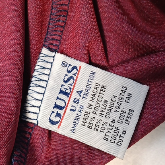 guess y2k deadstock velvet slip dress la dolce vita rhinestone strap nwt womens - Picture 9 of 14